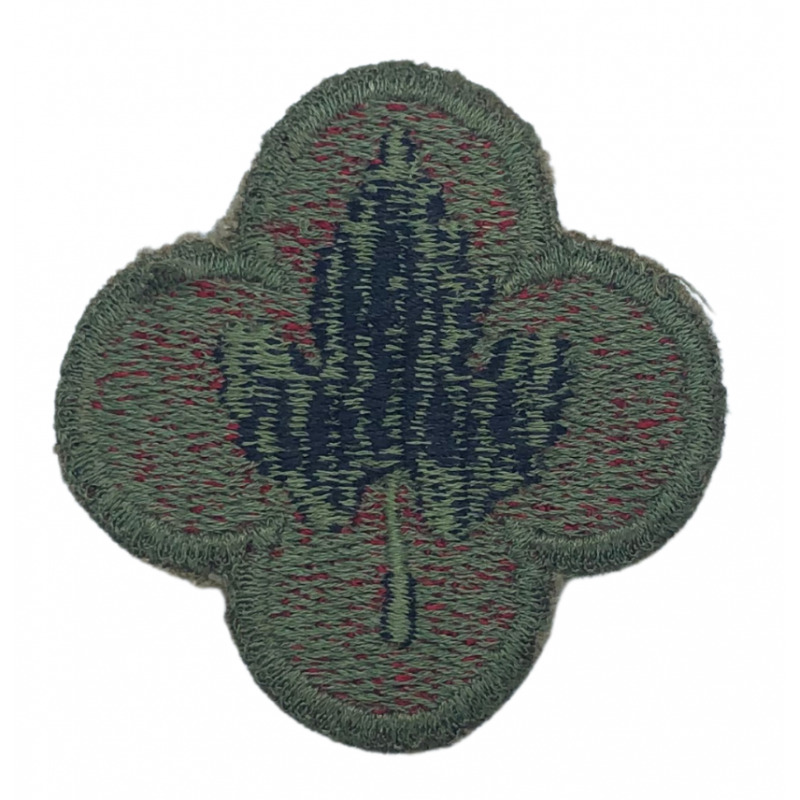 Patch, 43rd Infantry Division, OD border, Green Back