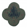 Insigne, 43rd Infantry Division, Bord vert, Dos vert