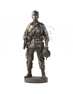 Statue 101st paratrooper, Ravenoville, Normandy, D-DAY + 1