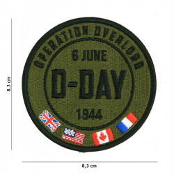 Insigne D-Day Operation Overlord, drapeaux alliés