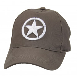 Cap, Baseball, US Army, Grey