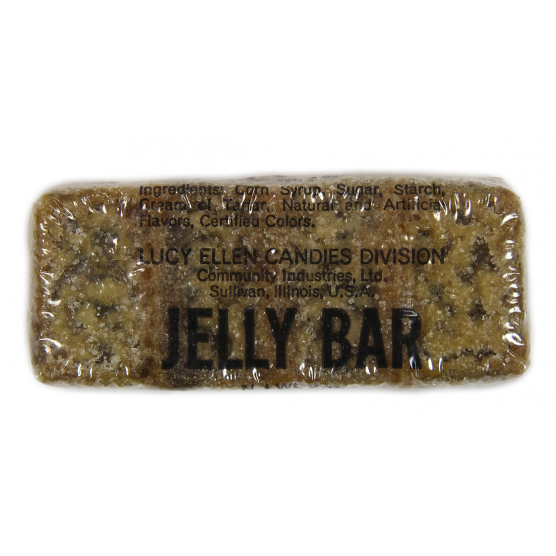 Pâte de fruits, Ration K, Jelly Bar, Lucy Ellen Candies Division