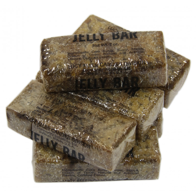 Pâte de fruits, Ration K, Jelly Bar, Lucy Ellen Candies Division