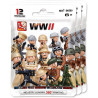 Figure, WWII, Sluban M38-B0580 Figure, WWII, Sluban M38-B0580