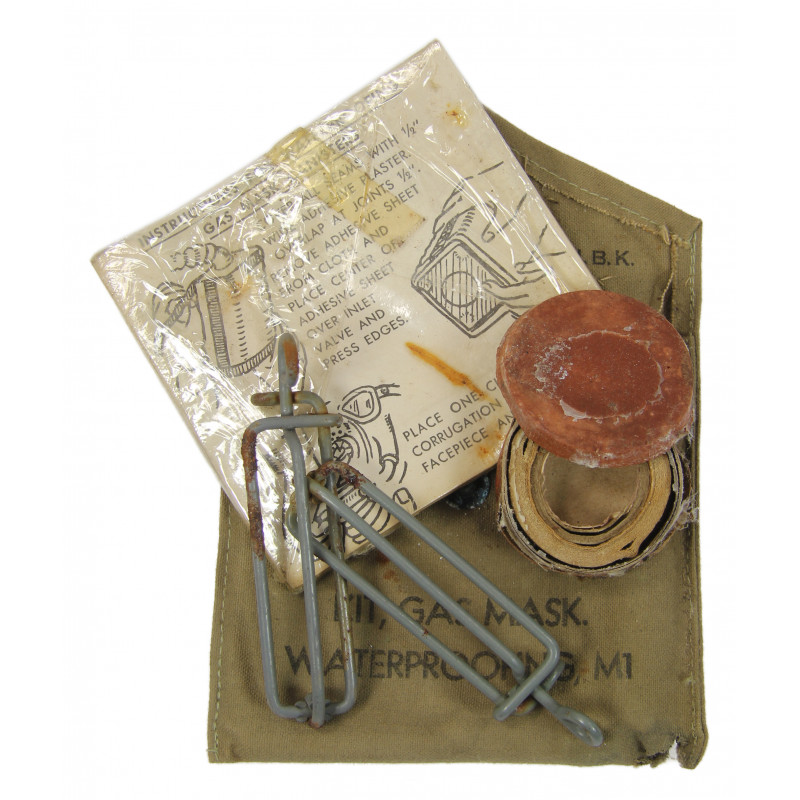 Kit d'étanchéification M1, masque à gaz, complet
