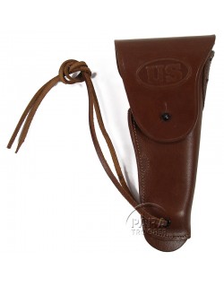 Holster, Belt, Pistol, Brown