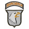 Patch, 101st Airborne Division, OD border & white tongue