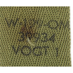 Neckband, Liner M1, VOGT 1, August 28, 1942