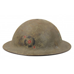 Helmet, M-1917, Battery B, 315th Field Arty Reg., 80th Infantry Division, Somme, Meuse-Argonne, St. Mihiel