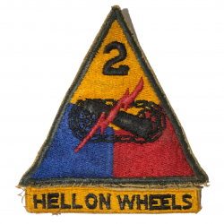 Patch, 2nd Armored Division, Tab Hell on Wheels
