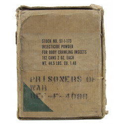 Tin, Powder, Insecticide, US Army, 1943, Full