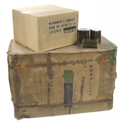Boîte de poudre insecticide, US Army, OD, 1943