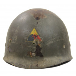 Liner, Helmet, M1, NCO, 1st Armored Division, MTO