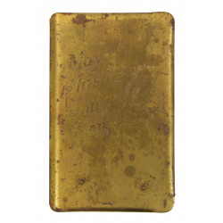 New Testament, Shield, Gold-Plated, US Navy, EM2C Robert Cadwalader, 1944