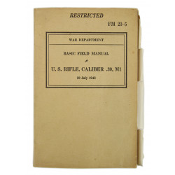 Manual, Field, 23-5, US Rifle, Caliber .30, M1, 1943