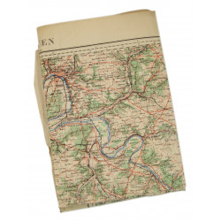 Carte de Normandie, Rouen, 1944