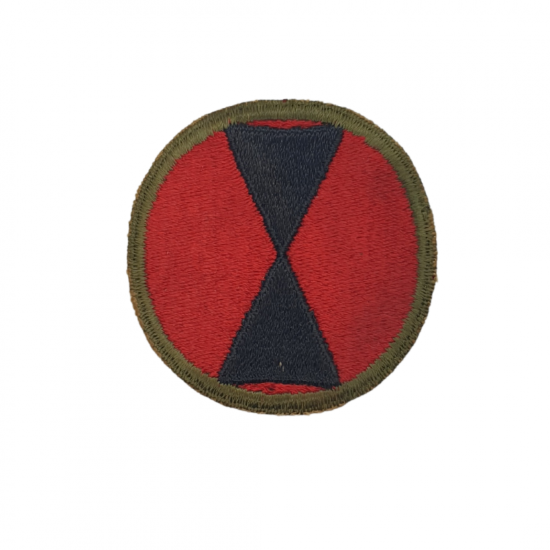 Patch, 7th Infantry Division, OD border