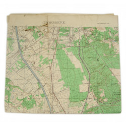 Map, Holland invasion, Airborne, Goresbeek, 82nd