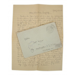 Letter, Rottenführer, 17. SS-Panzergrenadier-Division, Forbach, 1944