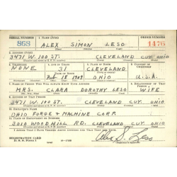 Grouping, T/5 Alex Leso, 69th Infantry Division