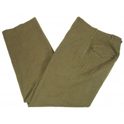 Trousers, Wool, Serge, US Army, ETO, French Made