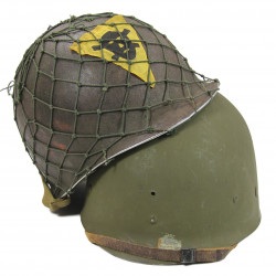 Helmet, M1, Fixed Bales, with Firestone Liner and 79th Inf. Div. Net