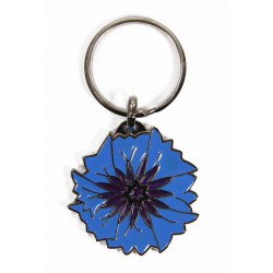 Porte-clés bleuet
