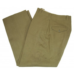 Trousers, Wool, OD, Officer, Size 30