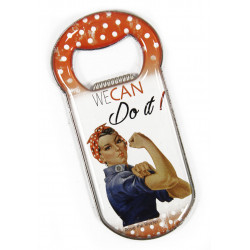 Magnet, Bottle Opener, Rosie the Riveter