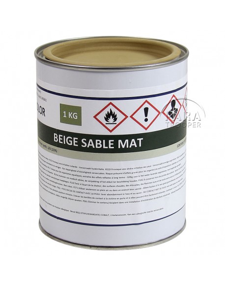 Peinture allemande, sable, en bombe