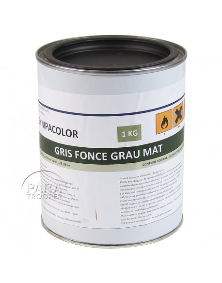 Peinture allemande, pot 1L, Greygrau