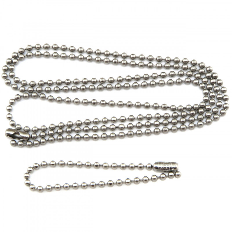 Bead Chains, Dog Tags, Made in USA