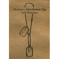 Chaines pour plaques d'identité, Dog Tags, Made in USA