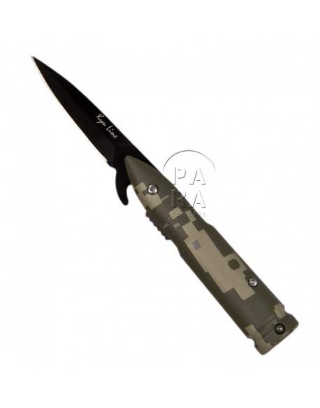 Camouflaged knife. Camouflaged knife.