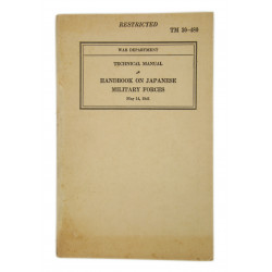 Handbook (TM 30-480) on Japanese Military Forces, 1941