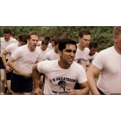 T-shirt, US PARATROOPS Camp Toccoa, FLOCKED