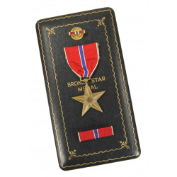 Medal, Bronze Star, in Box, Bronze Star, Eugene Czap