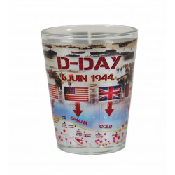 Shot Glass, D-Day Landing Beaches