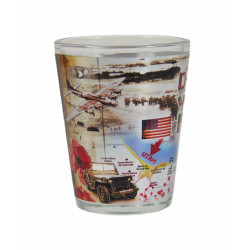 Verre à liqueur D-Day, plages du Débarquement