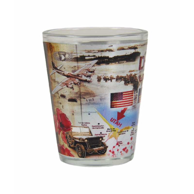 Verre à liqueur D-Day, plages du Débarquement