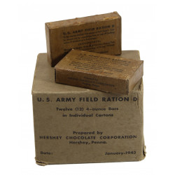 US ARMY FIELD RATION D, HERSHEY, 1943
