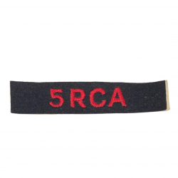 Title, 5th Field Regiment, Royal Canadian Artillery, 5th Canadian Armoured Division