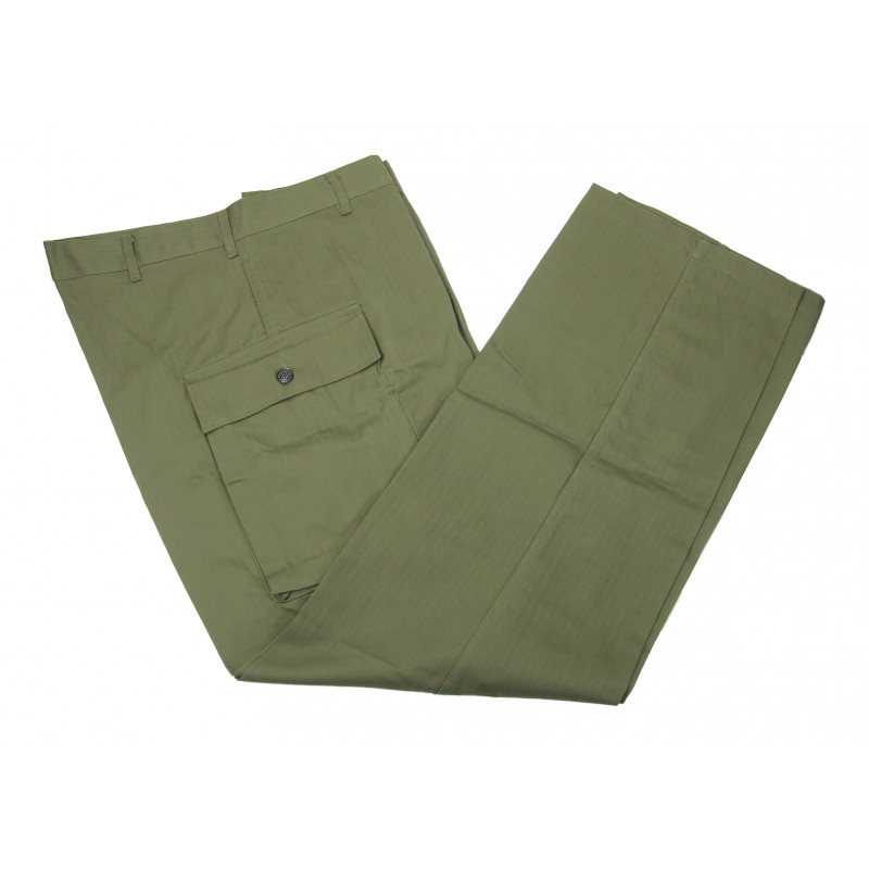 Pantalon de combat, treillis HBT, OD 7