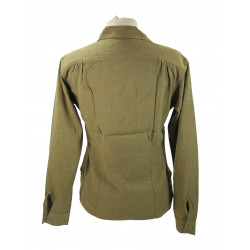 Chemise en flanelle moutarde, femme, Wac / Nurse