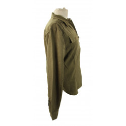 Chemise en flanelle moutarde, femme, Wac / Nurse