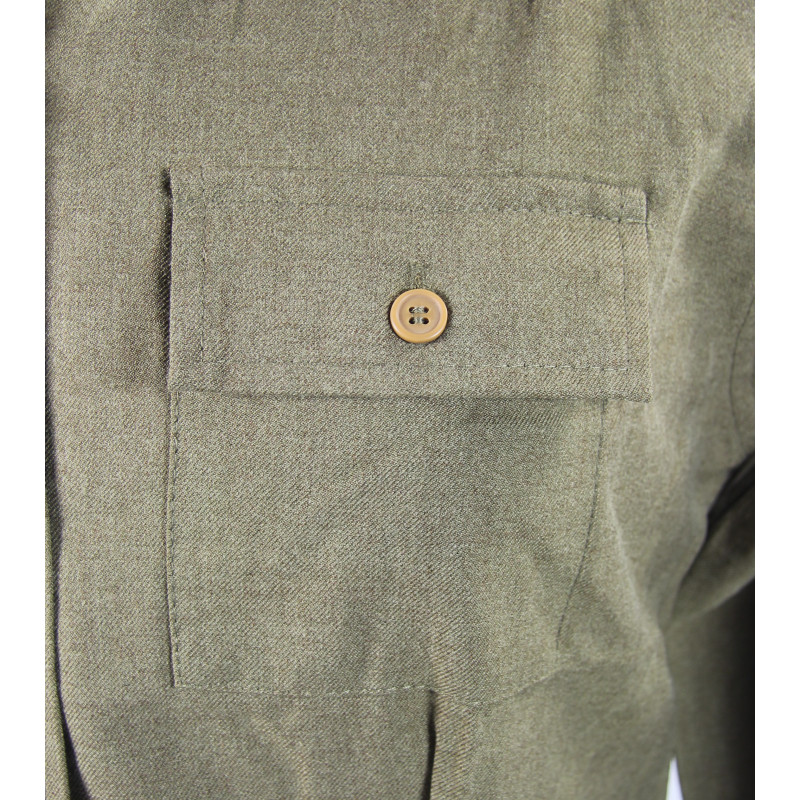 Chemise en flanelle moutarde, femme, Wac / Nurse
