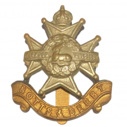 Badge, Cap, Sherwood Foresters, Tobruk
