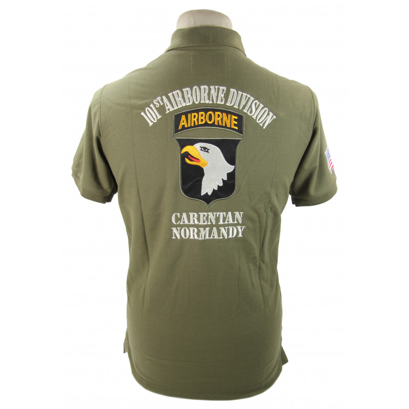 Polo, khaki, 101st Airborne Div.