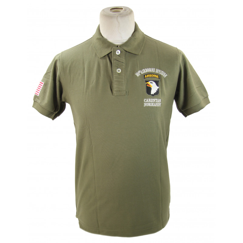 Polo, khaki, 506th PIR, 101st Airborne Division