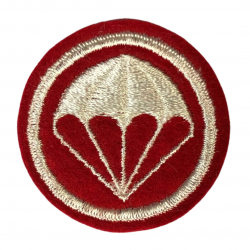 Insigne de calot parachutiste 1er type, artillerie/génie